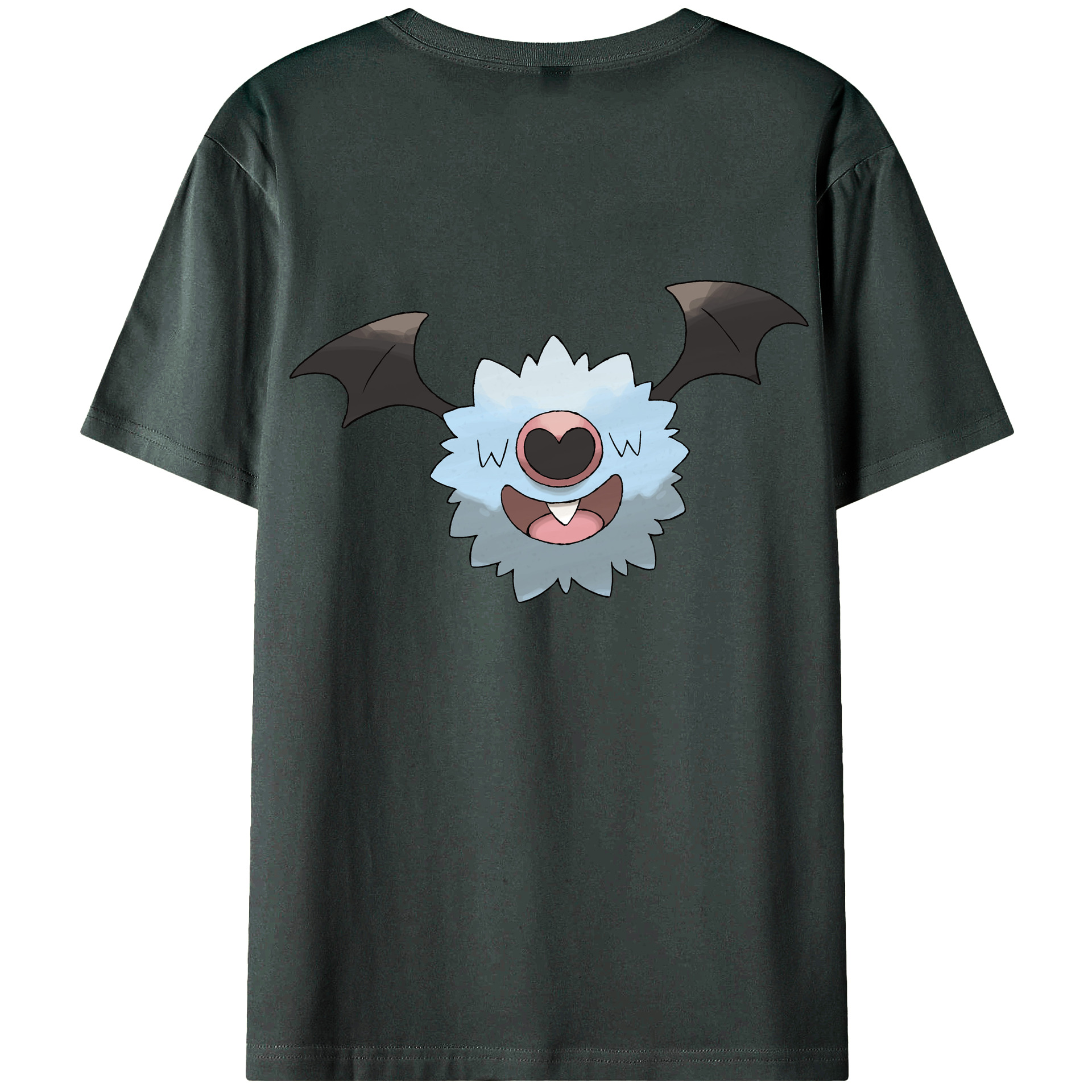 （画像用） ポケットモンスター Pokémon 綿100％ メンズ半袖Tシャツ（バックプリント） 通気性